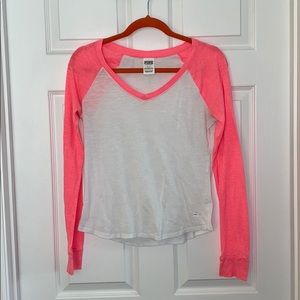 VS Pink baseball t-shirt